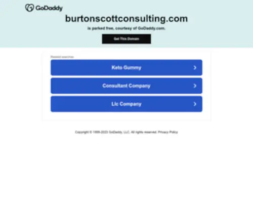 Burtonscottconsulting.com(Home Page) Screenshot