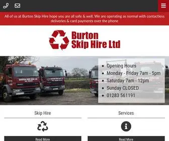 Burtonskiphire.co.uk(Burton Skip Hire Ltd) Screenshot