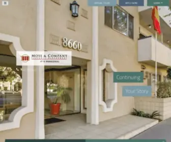 Burtonsquare.com(Apartments in Beverly Hills) Screenshot