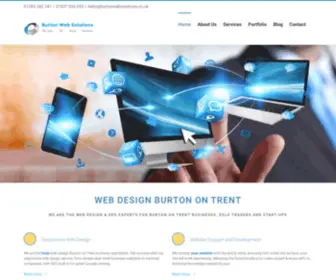 Burtonwebsolutions.co.uk(Web Design Burton on Trent) Screenshot