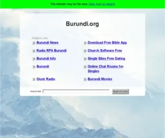 Burundi.org(burundi) Screenshot