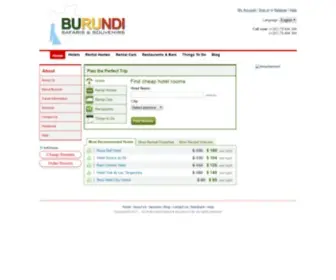 Burundisafari.com(Brings you an online booking) Screenshot