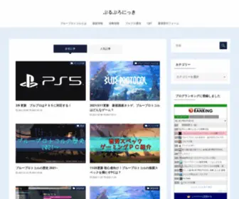 Burupuro-Kouryaku.com(ブループロトコル) Screenshot