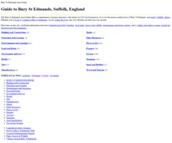 Burystedmunds.co.uk(Bury St Edmunds Area Guide) Screenshot