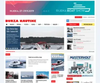 Burzanautike.com(Nautički oglasno informativni portal) Screenshot