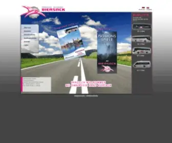 Bus-Biersack.com(Omnibusse Reisebüro Biersack in Garmisch) Screenshot