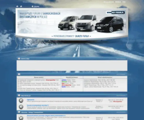Bus-Forum.pl(Najlepsze w Polsce Forum samochodów dostawczych) Screenshot