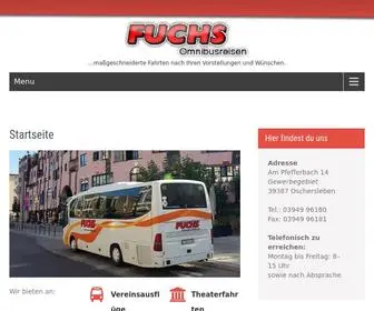 Bus-Fuchs.de(Fuchs) Screenshot