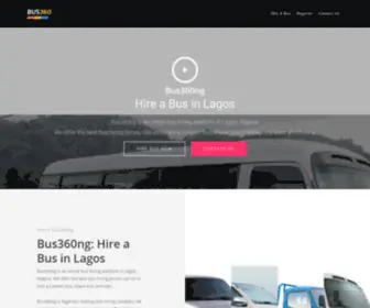 Bus360.com.ng(Bus 360) Screenshot