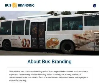 Busadvertising.co(Bus branding agency in Bangalore) Screenshot