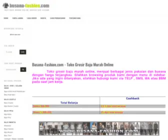 Busana-Fashion.com(Toko Baju Murah Online Grosir Tanah Abang dan Eceran) Screenshot