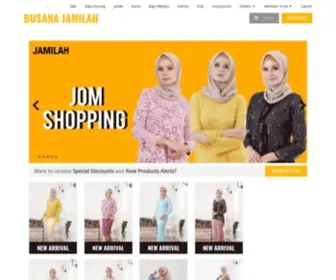 Busanajamilah.com(Art of Fashion) Screenshot