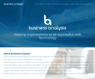 Busanalysts.com.au(For over a decade Business Analysts Pty Ltd (BAPL)) Screenshot