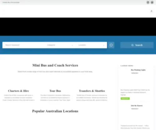 Busandcoachdirectory.com.au(Busandcoachdirectory) Screenshot