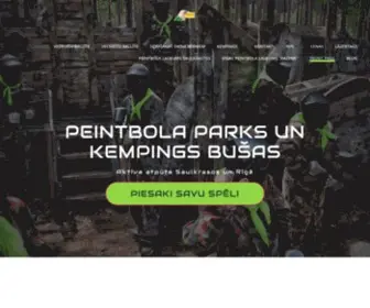 Busas.lv(Peintbols Rīgā un Saulkrastos) Screenshot