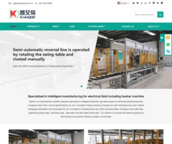Busbarequipment.com(Suzhou Kiande Electric Co) Screenshot