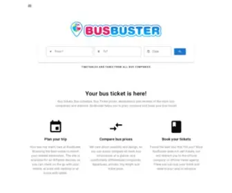 Busbuster.com(Bus tickets) Screenshot