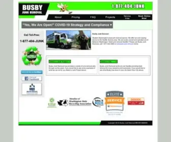 Busbyjunkremoval.com(Busby Junk RemovalJUNK Furniture Haul Away Trash Removal Seattle Busy Bee Rubbish Removal Appliance Removal) Screenshot