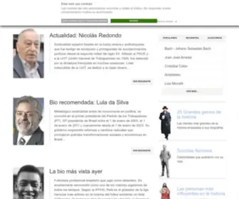 Buscabiografias.com(Biografía de Personajes históricos y celebridades) Screenshot