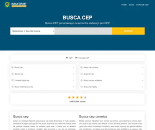 Buscacep.net(Busca Cep) Screenshot