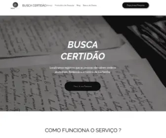 Buscacertidao.com(Serviço) Screenshot