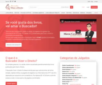 Buscadordizerodireito.com.br(Buscador Dizer o Direito) Screenshot