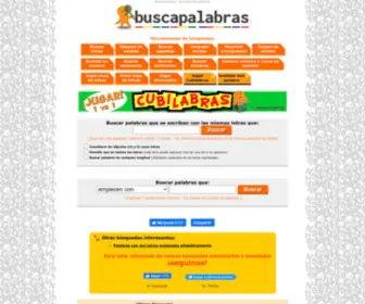 Buscapalabras.com.ar(Buscador de palabras) Screenshot
