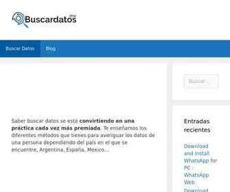 Buscardatos.me(Buscar Datos) Screenshot