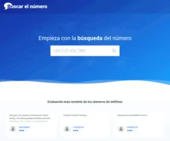 Buscarelnumero.es(Guía telefónica) Screenshot