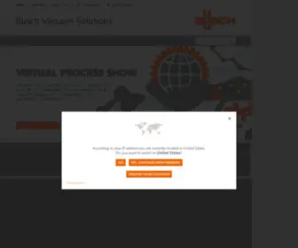 Busch.de(Busch Vacuum Solutions Deutschland) Screenshot