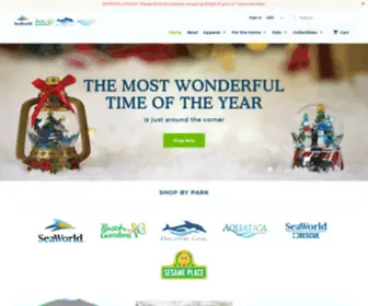 Buschgardensshop.com(SeaWorld & Busch Gardens) Screenshot