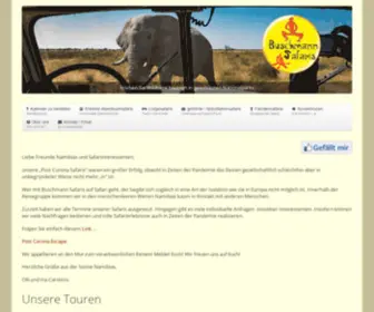 Buschmann-Safaris.de(Buschmann Safaris Namibia) Screenshot