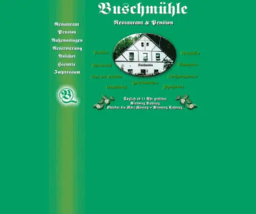 Buschmuehle-Sachsen.de(Restaurant) Screenshot