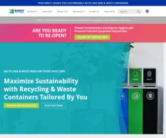 Buschsystems.com(Recycling Bins & Waste Containers) Screenshot