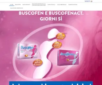 Buscofen.it(Addio a dolori mestruali e mal di testa) Screenshot