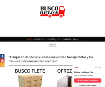 Buscoflete.com(Fletes, Fletes México, Fletes en México) Screenshot
