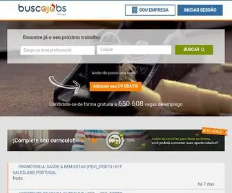 Buscojobs.pt(Vagas de emprego e estágio em Portugal) Screenshot