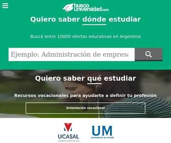 Buscouniversidad.com.ar(Argentina) Screenshot