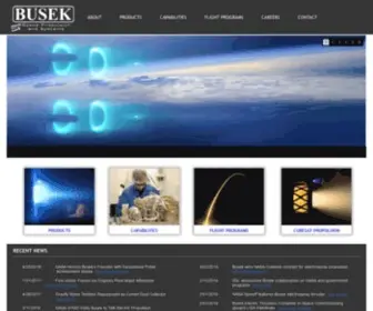 Busek.com(Busek) Screenshot
