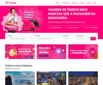 Buser.com.br(Viagens de ônibus com mais conforto pelo menor preço) Screenshot