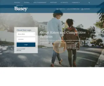 Busey.com(Busey Bank) Screenshot