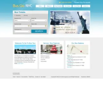 Busgonyc.com(BUS GO NYC) Screenshot