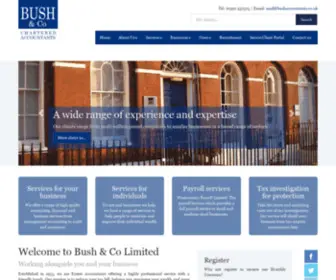 Bushaccountants.com(Bush & Co Limited) Screenshot