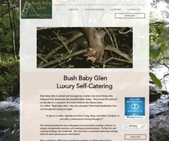 Bushbabyglen.com(Bush Baby Glen Self Catering Apartments Hazyview) Screenshot