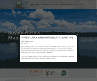 Bushbuckridge.gov.za(Bushbuckridge Local Municipality) Screenshot