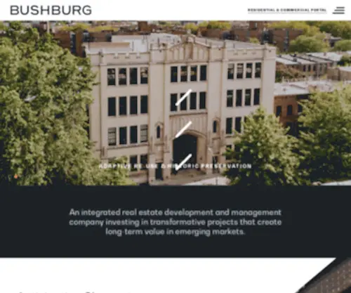 Bushburg.com(Bushburg Properties Inc) Screenshot