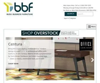 Bushbusinessfurniture.com(Bush Business Furniture) Screenshot