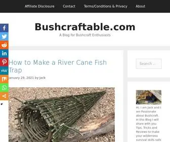 Bushcraftable.com(A Blog for Bushcraft Enthusiasts) Screenshot