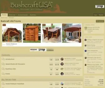 Bushcraftusa.com(The mission of Bushcraft USA) Screenshot