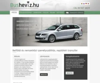 Busheviz.hu(Online transzfer foglalás) Screenshot